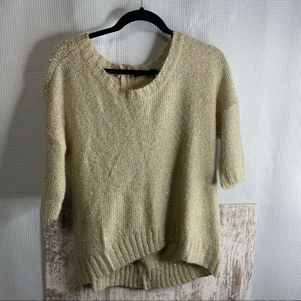 Allen B By Allen Schwartz Embellished Sweater M